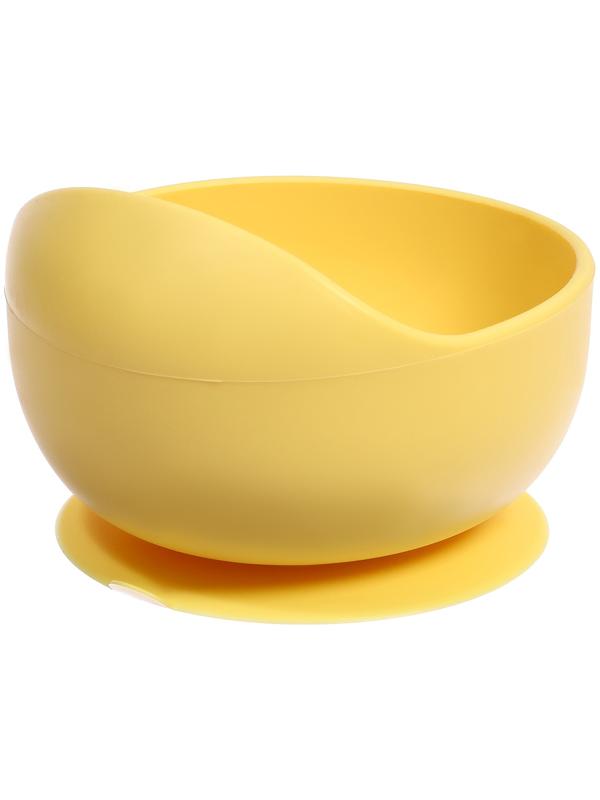 Набор для кормления, пищевой силикон, цвет жёлтый
