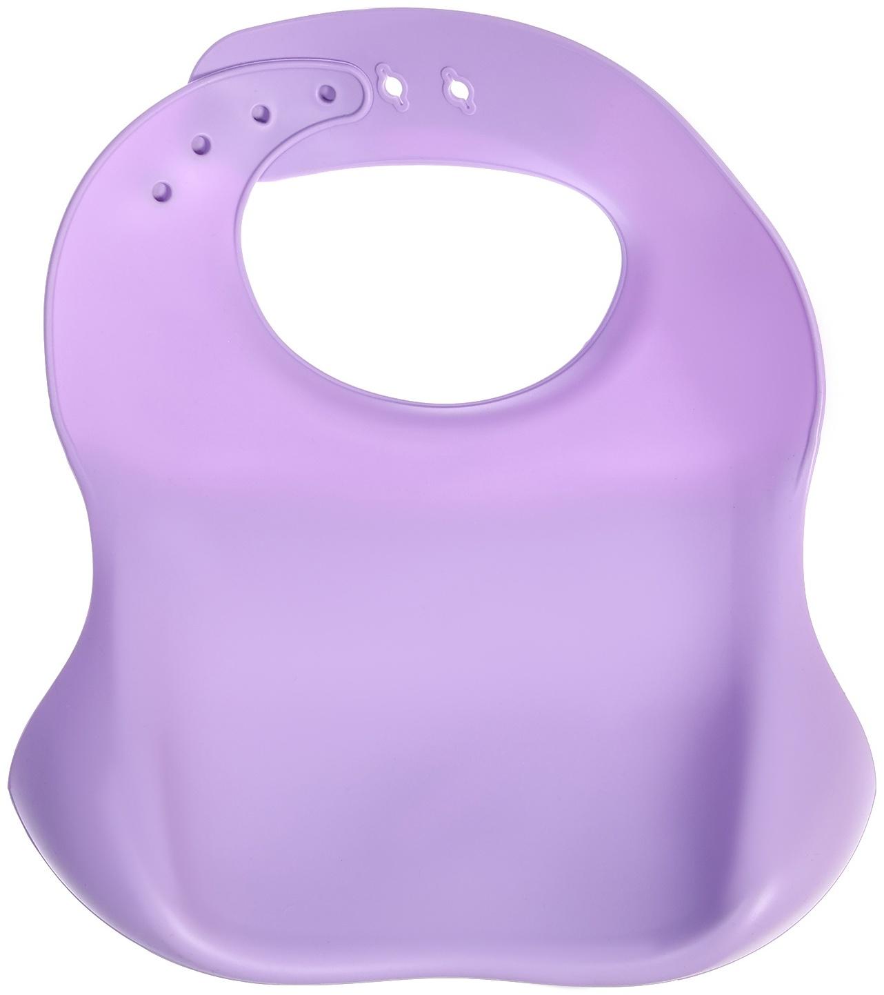 Набор для кормления, пищевой силикон, цвет сиреневый