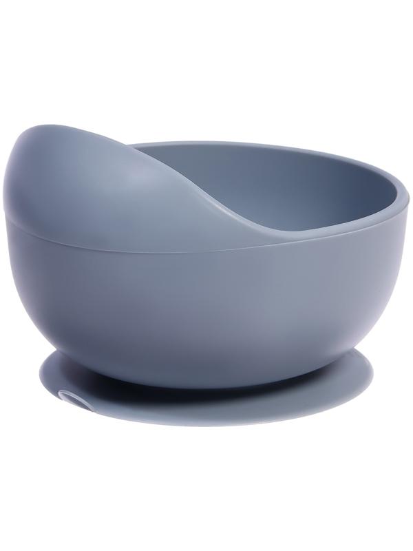 Набор для кормления, пищевой силикон, цвет серый