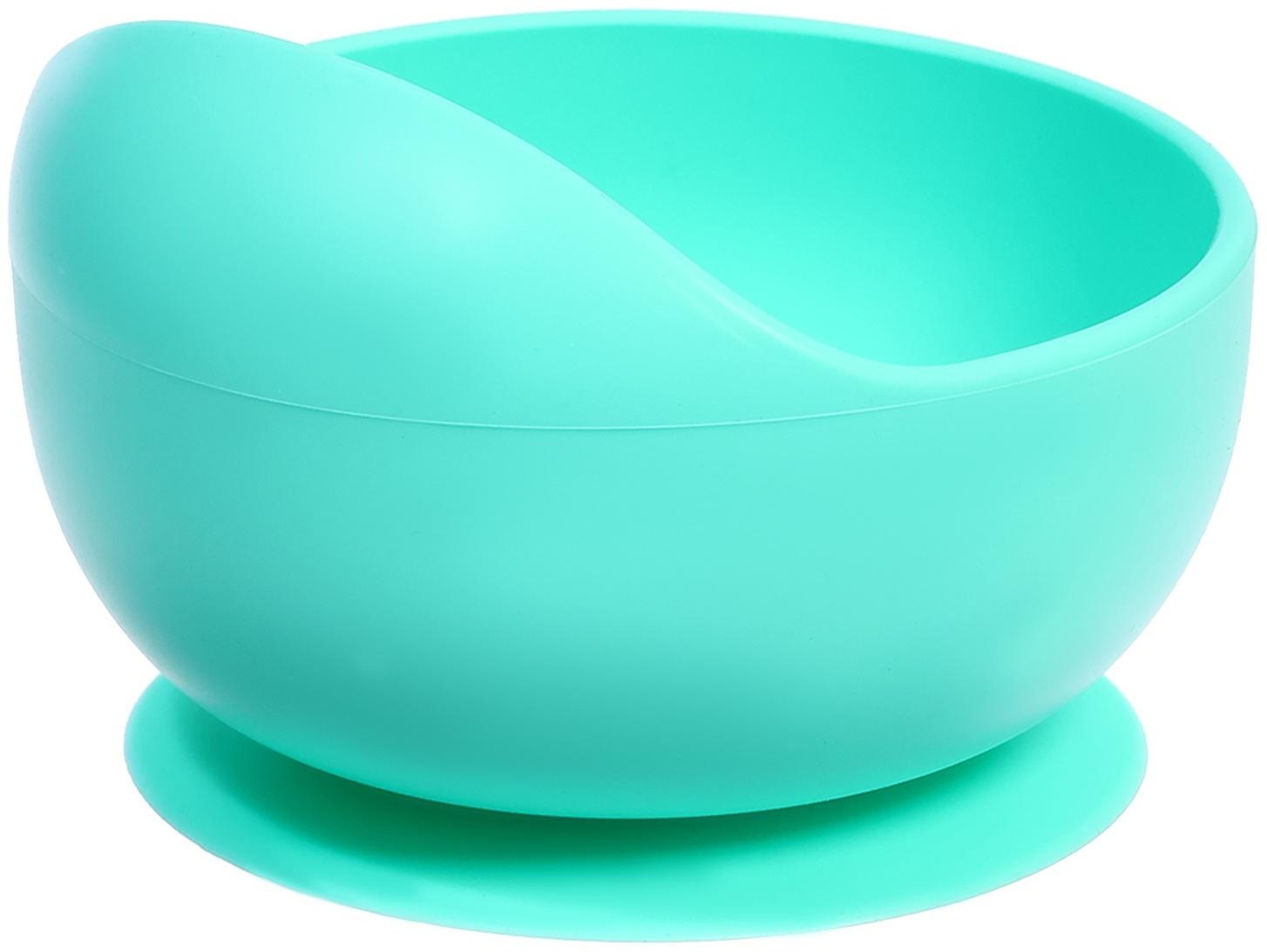 Набор для кормления, пищевой силикон, цвет бирюзовый