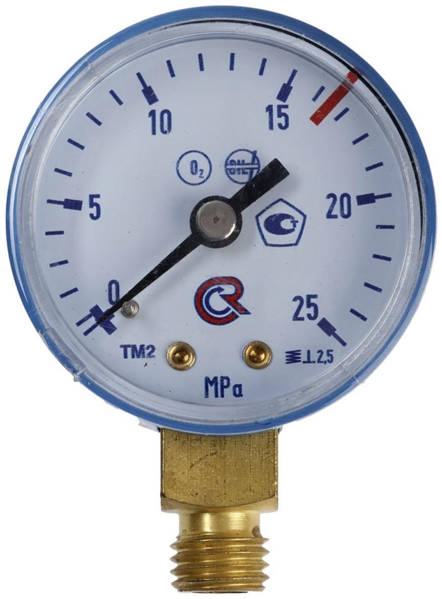 Манометр кислородный ТУНДРА, d=50 мм, до 25 МПа
