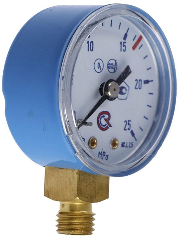 Манометр кислородный ТУНДРА, d=50 мм, до 25 МПа