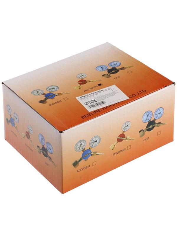 Редуктор пропановый ТУНДРА, 5 м3/ч, рабочее/на входе 0.3/2.5 МПа, алюминий