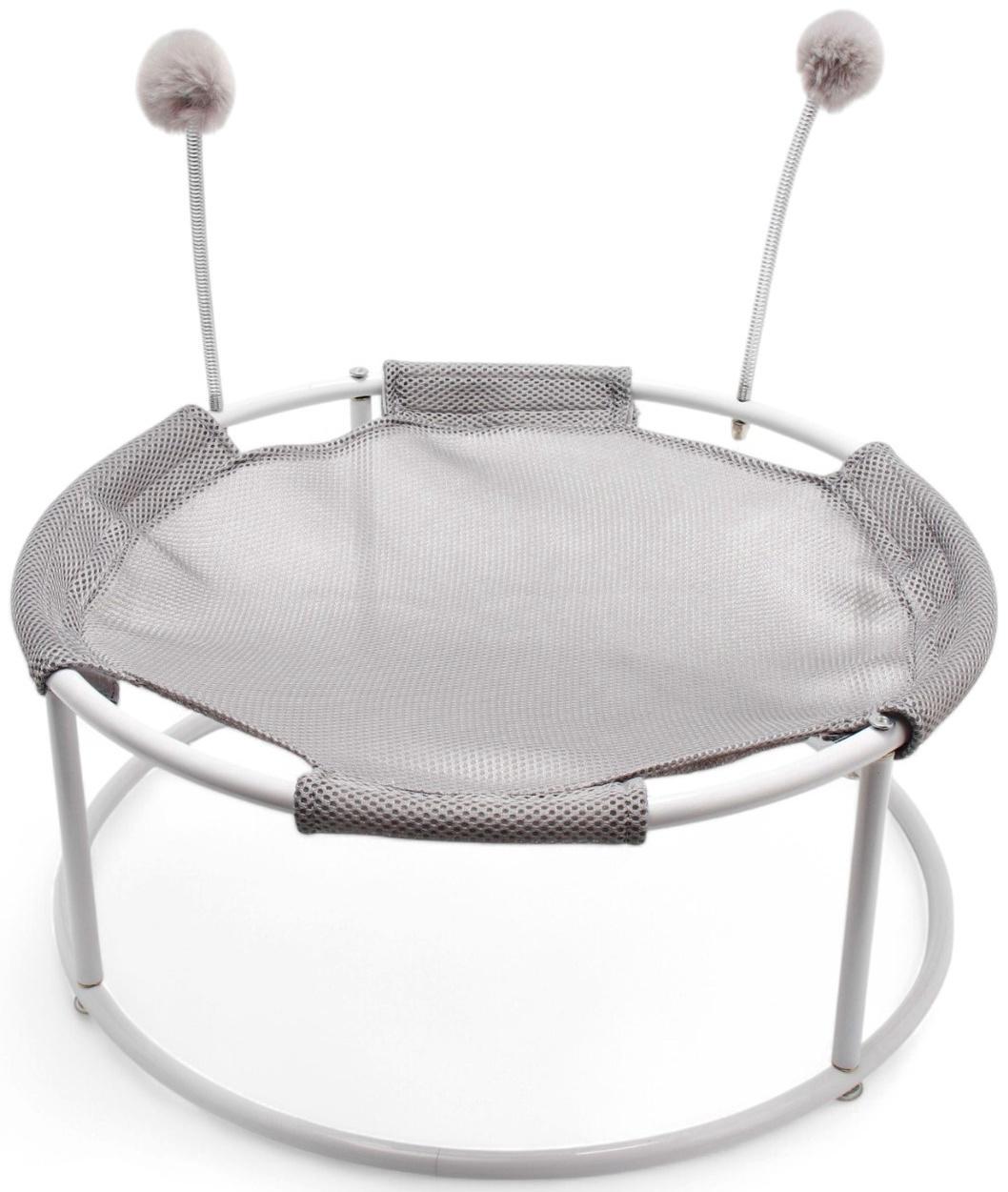 Гамак для животных с дразнилками, 45*45*20 см, вес до 20 кг, серый