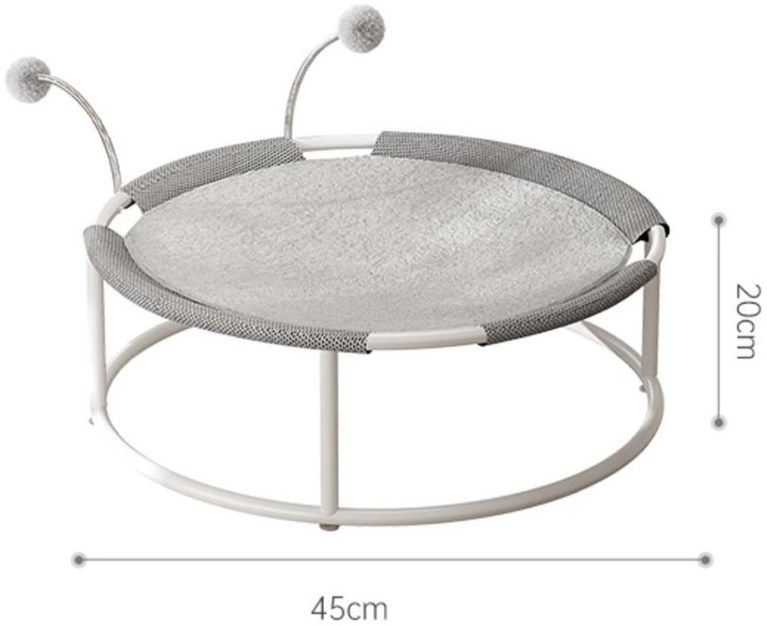 Гамак для животных с дразнилками, 45*45*20 см, вес до 20 кг, серый