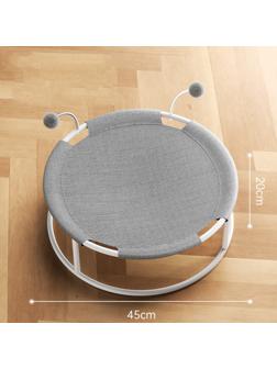 Гамак для животных с дразнилками, 45*45*20 см, вес до 20 кг, серый