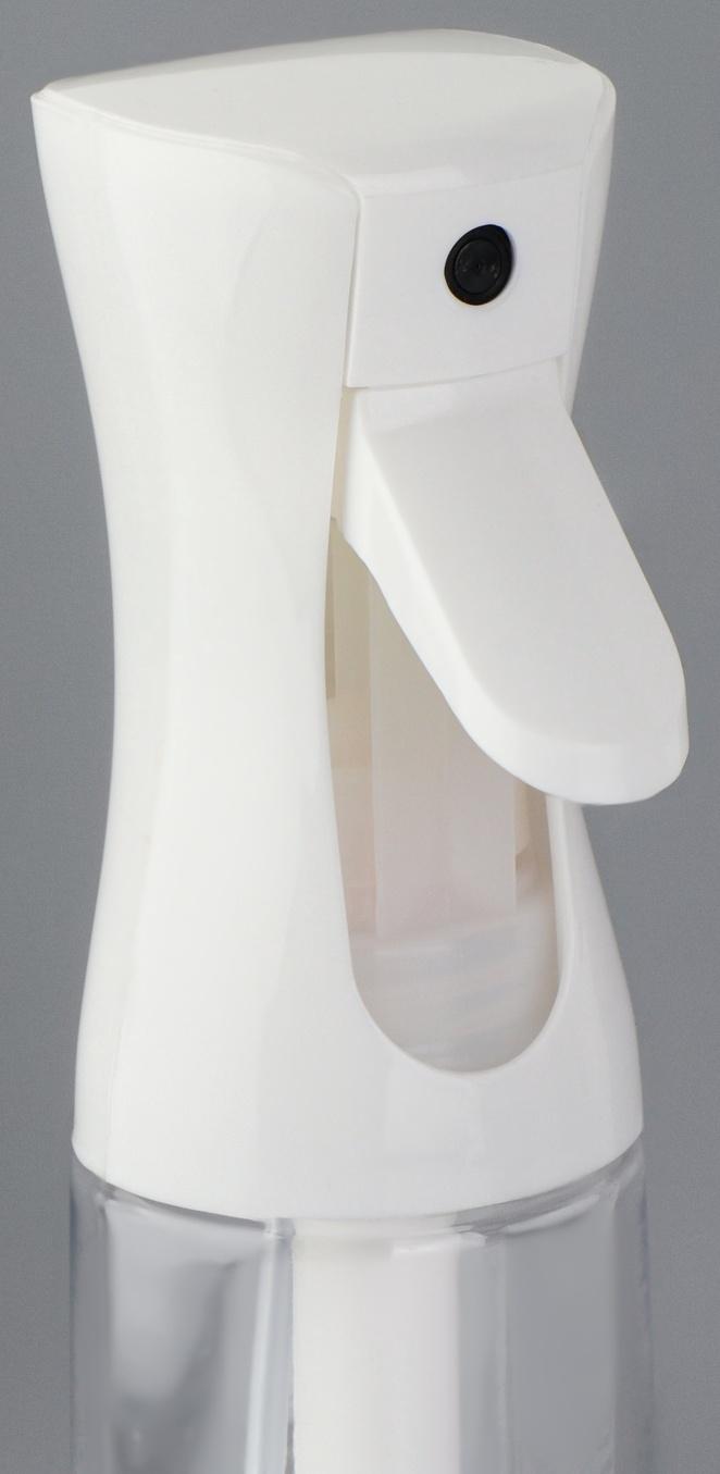 Распылитель парикмахерский, 24 × 6 см, цвет прозрачный/белый