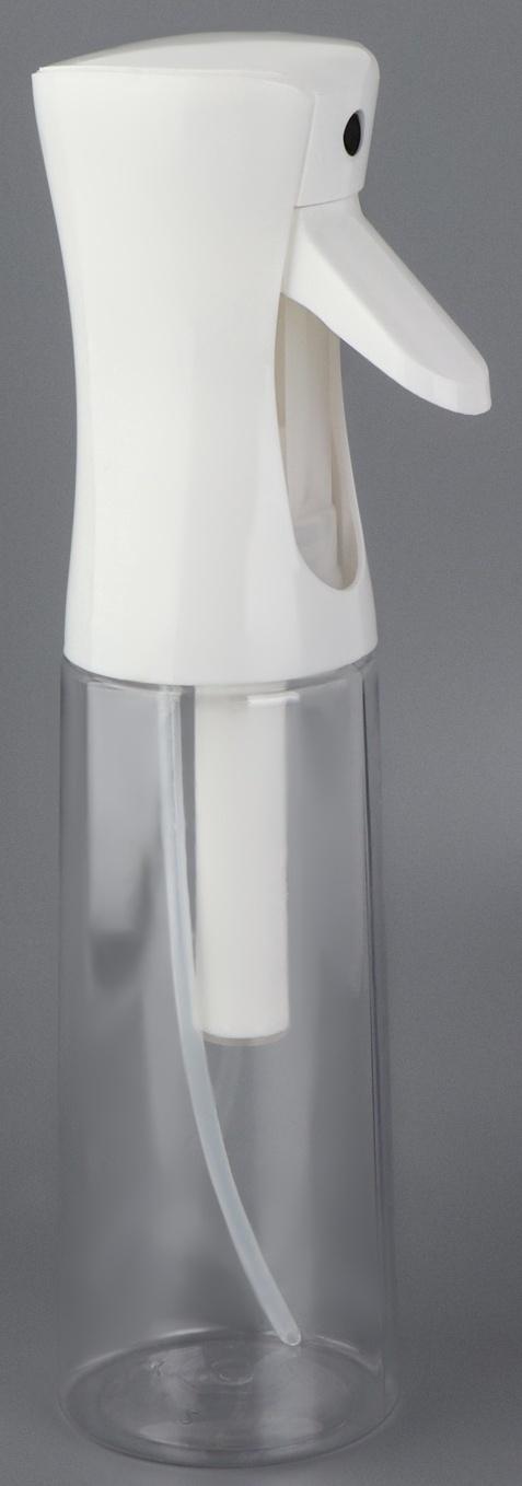 Распылитель парикмахерский, 24 × 6 см, цвет прозрачный/белый