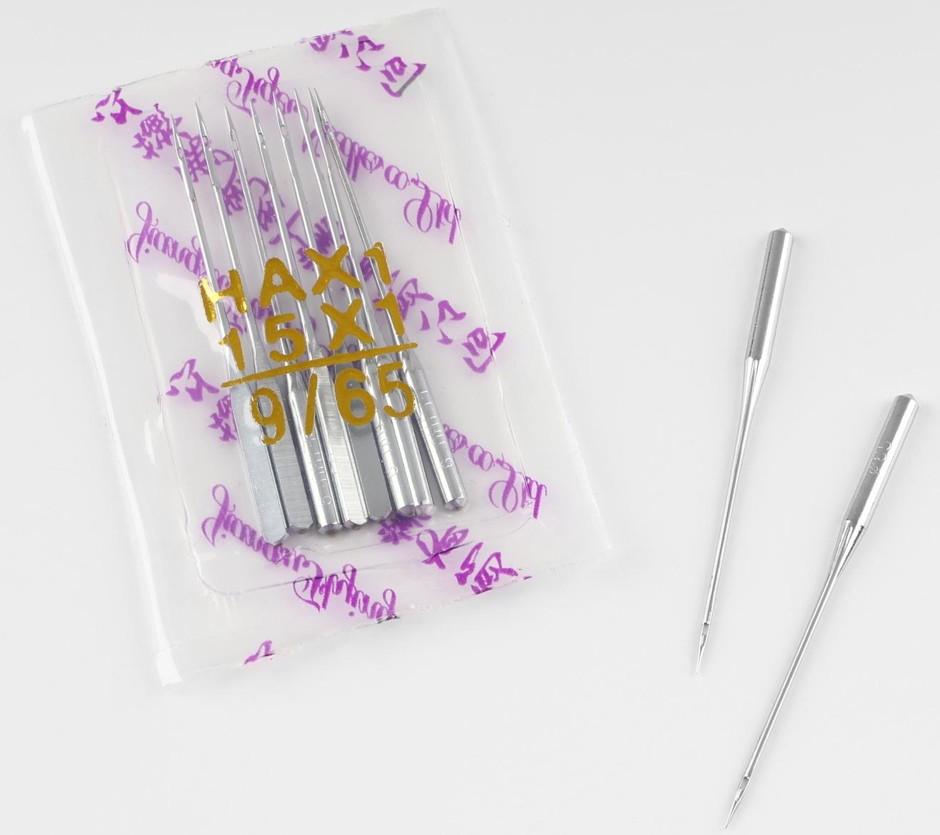 Иглы для бытовых швейных машин, универсальные, №65/9