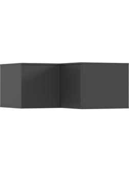 Антресоль угловая «Норд», для шкафа, 906×906×418 мм, графит