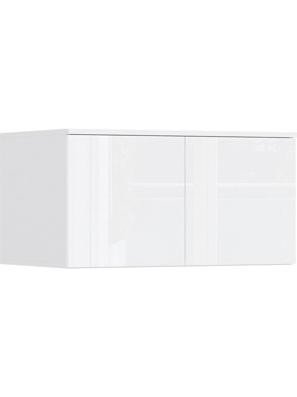 Антресоль «Норд», к шкафу, двухдверная, 800×510×418 мм, цвет белый глянец