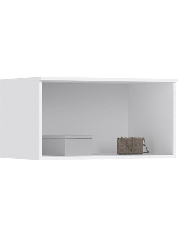 Антресоль «Норд», к шкафу, двухдверная, 800×510×418 мм, цвет белый глянец