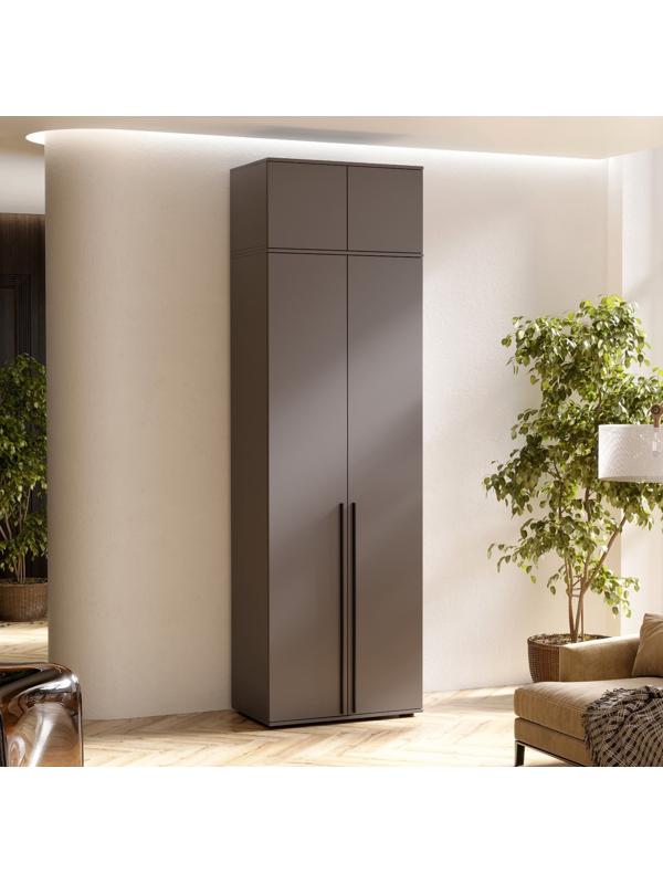 Антресоль для двухдверного шкафа «Норд», 800×510×418 мм, графит