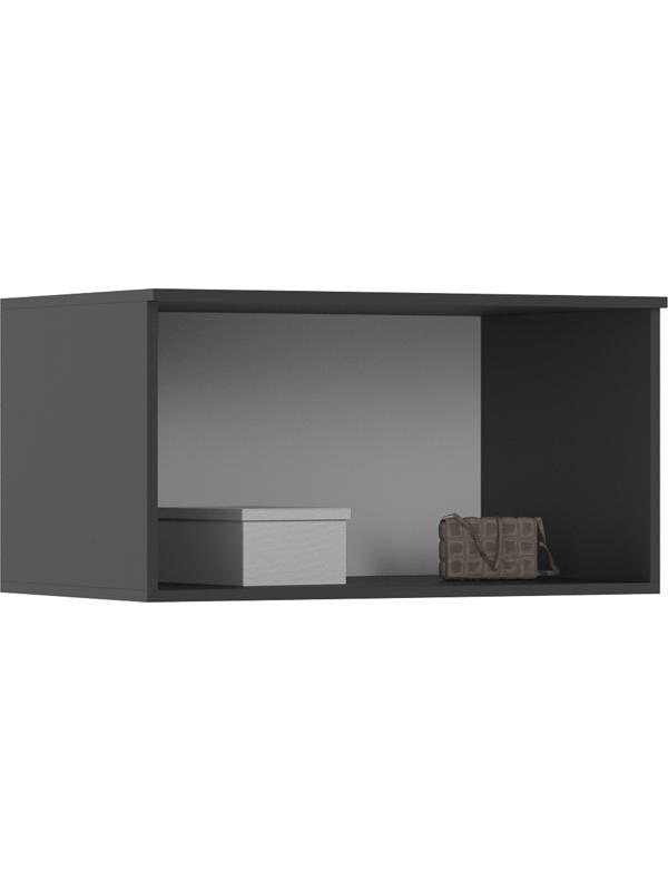 Антресоль для двухдверного шкафа «Норд», 800×510×418 мм, графит