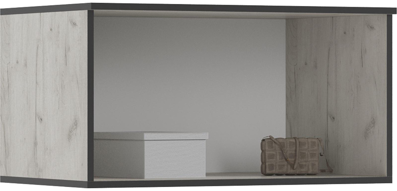 Антресоль для двухдверного шкафа «Норд», 800×510×418 мм, крафт белый