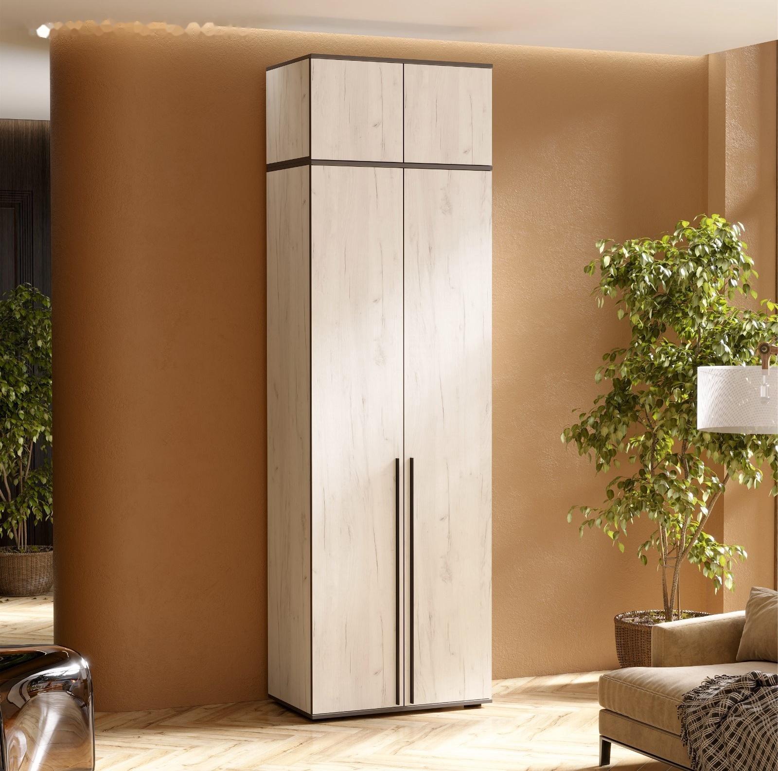 Антресоль для двухдверного шкафа «Норд», 800×510×418 мм, крафт белый