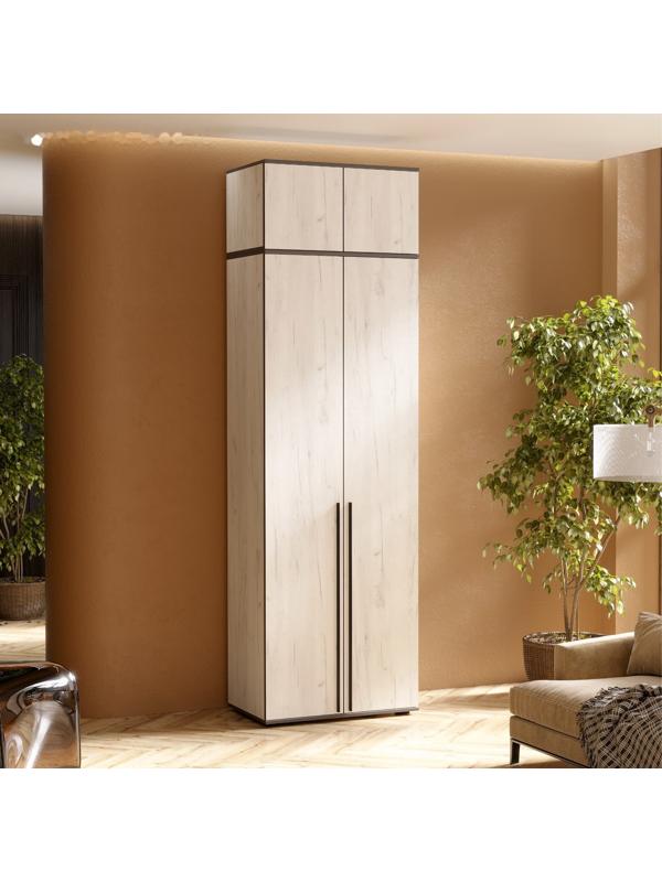 Антресоль для двухдверного шкафа «Норд», 800×510×418 мм, крафт белый