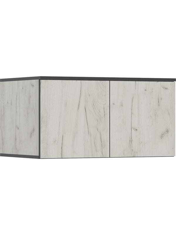 Антресоль для двухдверного шкафа «Норд», 800×510×418 мм, крафт белый