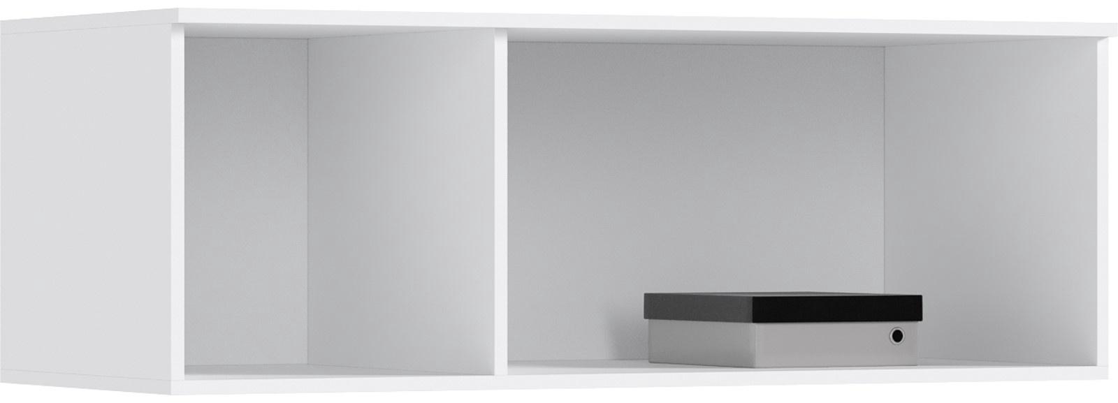 Антресоль для трехдверного шкафа «Норд», 1200×510×418 мм, белый глянец