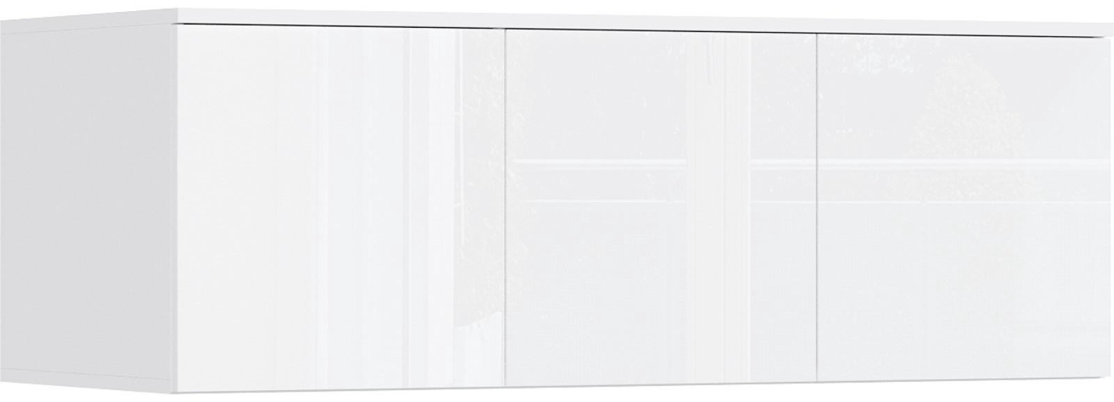 Антресоль для трехдверного шкафа «Норд», 1200×510×418 мм, белый глянец