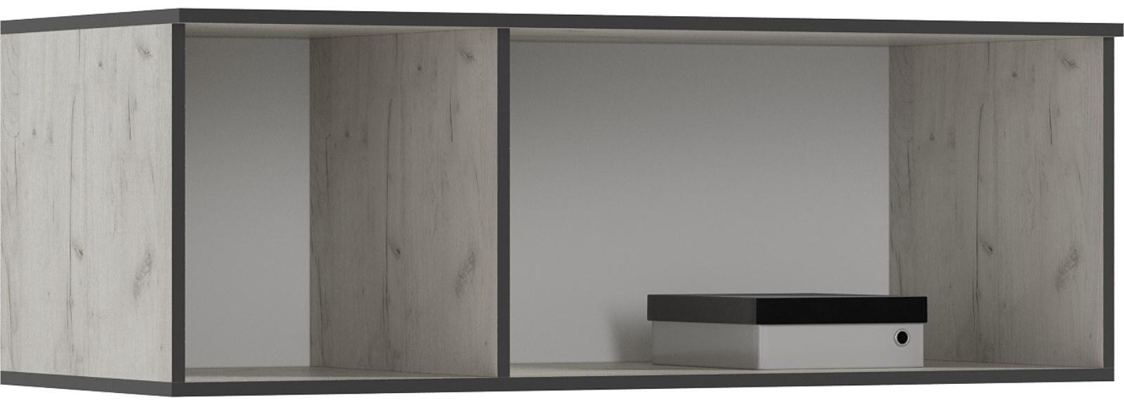 Антресоль для трехдверного шкафа «Норд», 1200×510×418 мм, крафт белый