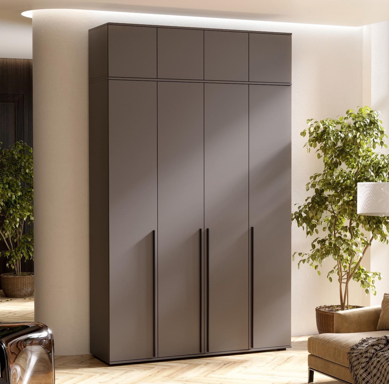 Антресоль для четырёхстворчатого шкафа «Норд», 1600×510×418 мм, цвет графит