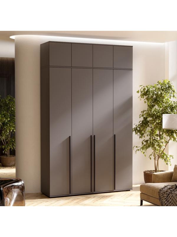 Антресоль для четырёхстворчатого шкафа «Норд», 1600×510×418 мм, цвет графит