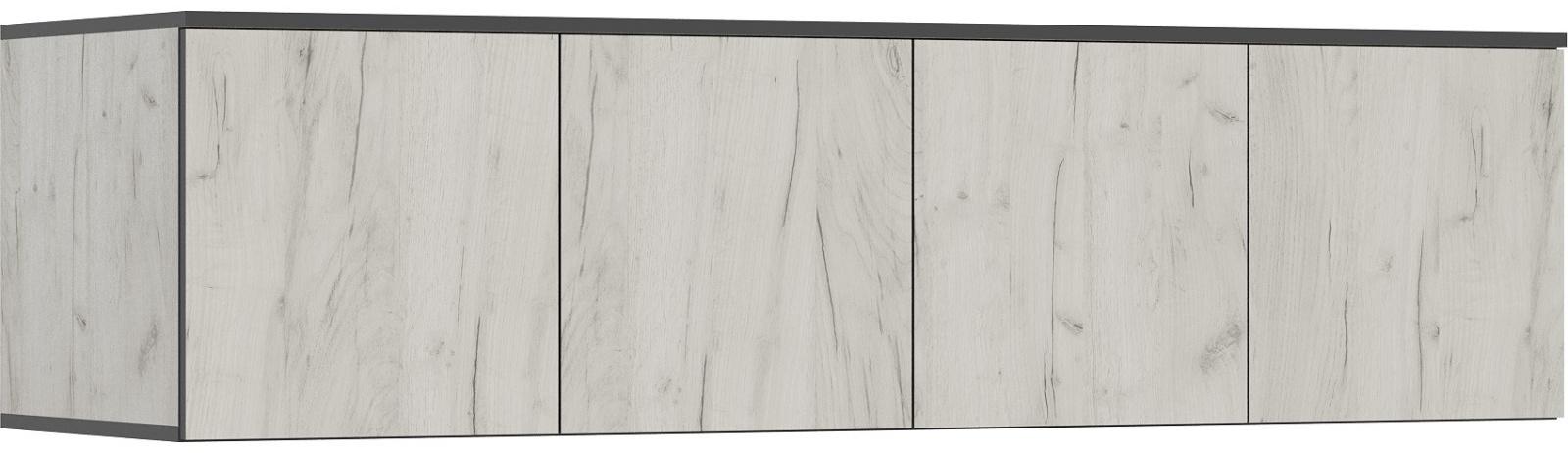 Антресоль для четырёхстворчатого шкафа «Норд», 1600×510×418 мм, цвет крафт белый