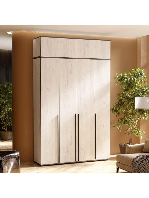 Антресоль для четырёхстворчатого шкафа «Норд», 1600×510×418 мм, цвет крафт белый