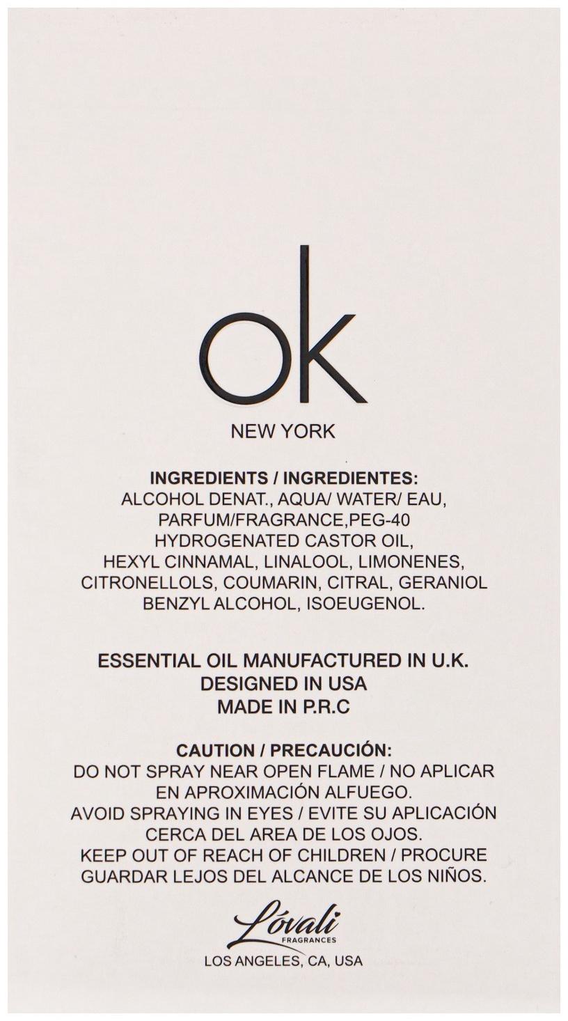 Туалетная вода унисекс OK (по мотивам Calvin Klein One), 100 мл