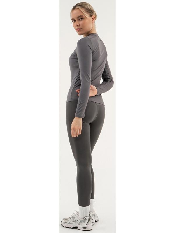 Рашгард женский Resport, р. 44, цвет серый, базовый, с длинным рукавом