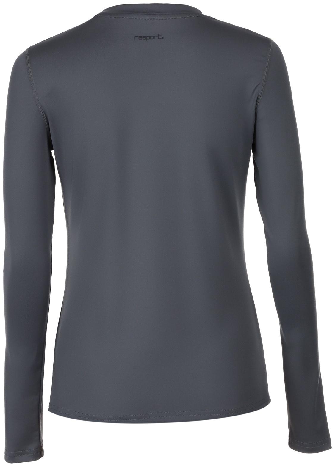 Рашгард женский Resport, р. 46, цвет серый, базовый, с длинным рукавом