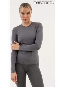 Рашгард женский Resport, р. 48, цвет серый, базовый, с длинным рукавом