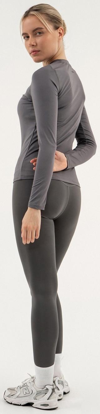 Рашгард женский Resport, р. 50, цвет серый, базовый, с длинным рукавом