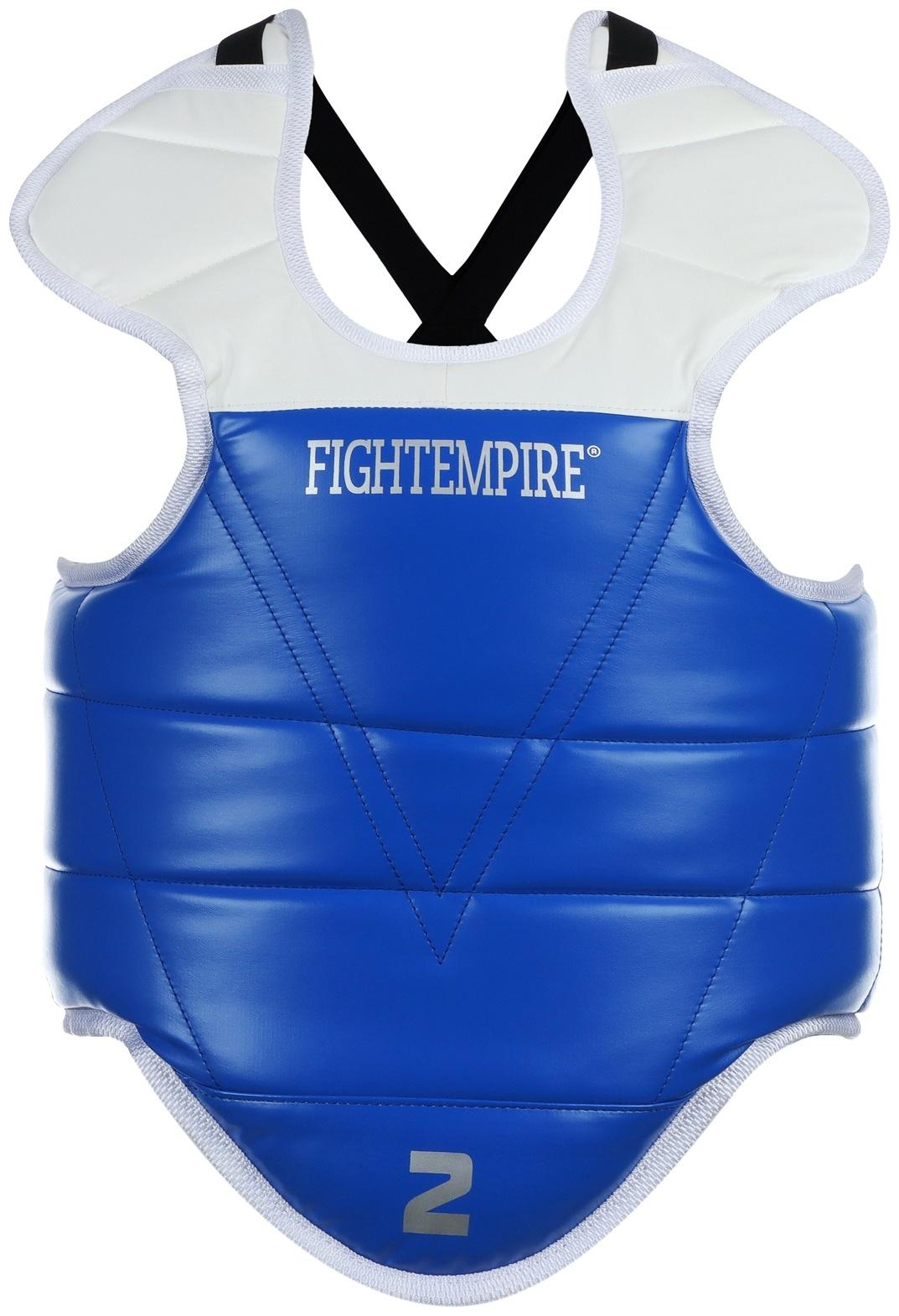 Защита корпуса (жилет) для Тхэквондо, двухсторонний, красный и синий, размер 1