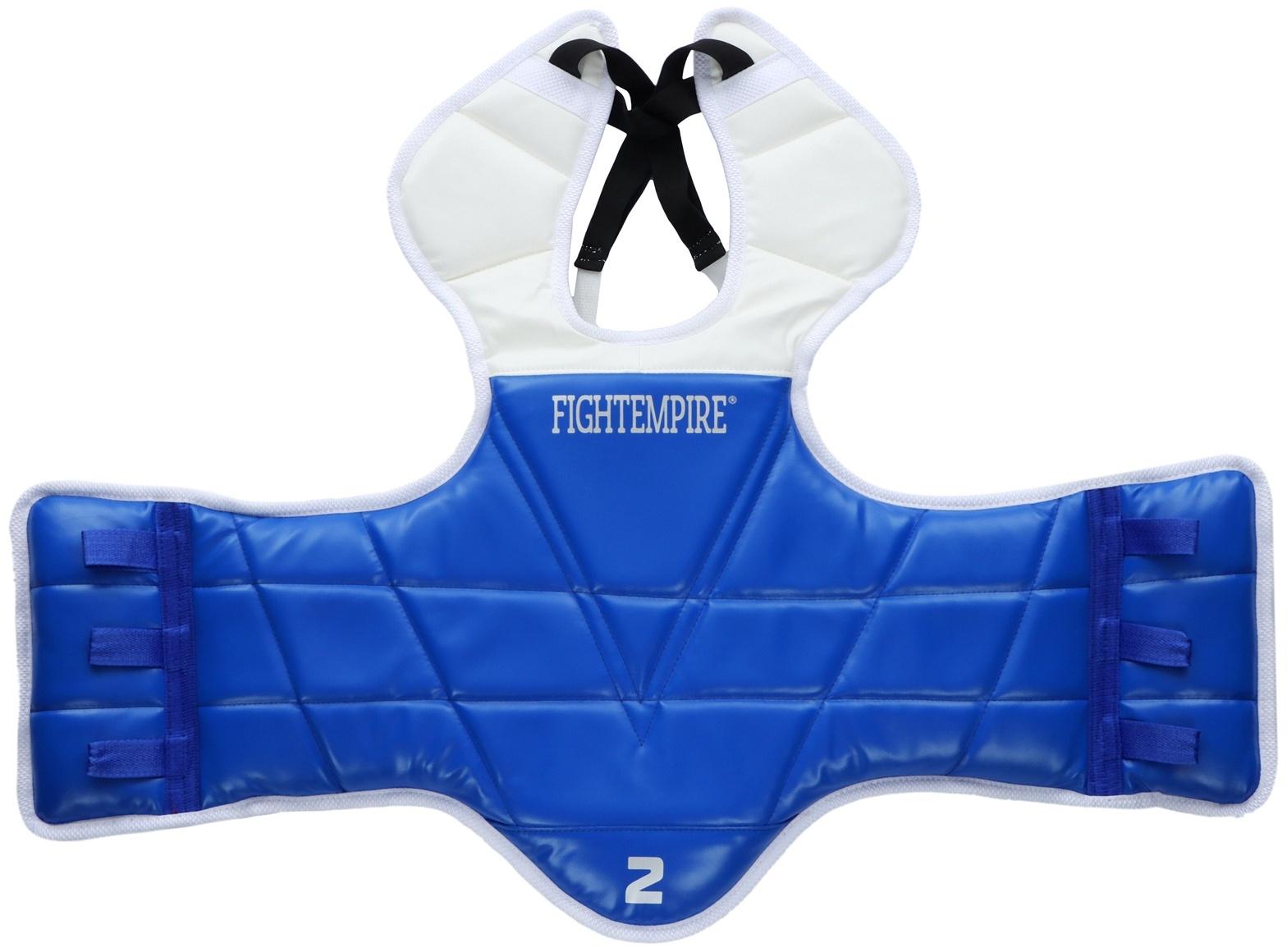 Защита корпуса (жилет) для Тхэквондо, двухсторонний, красный и синий, размер 2