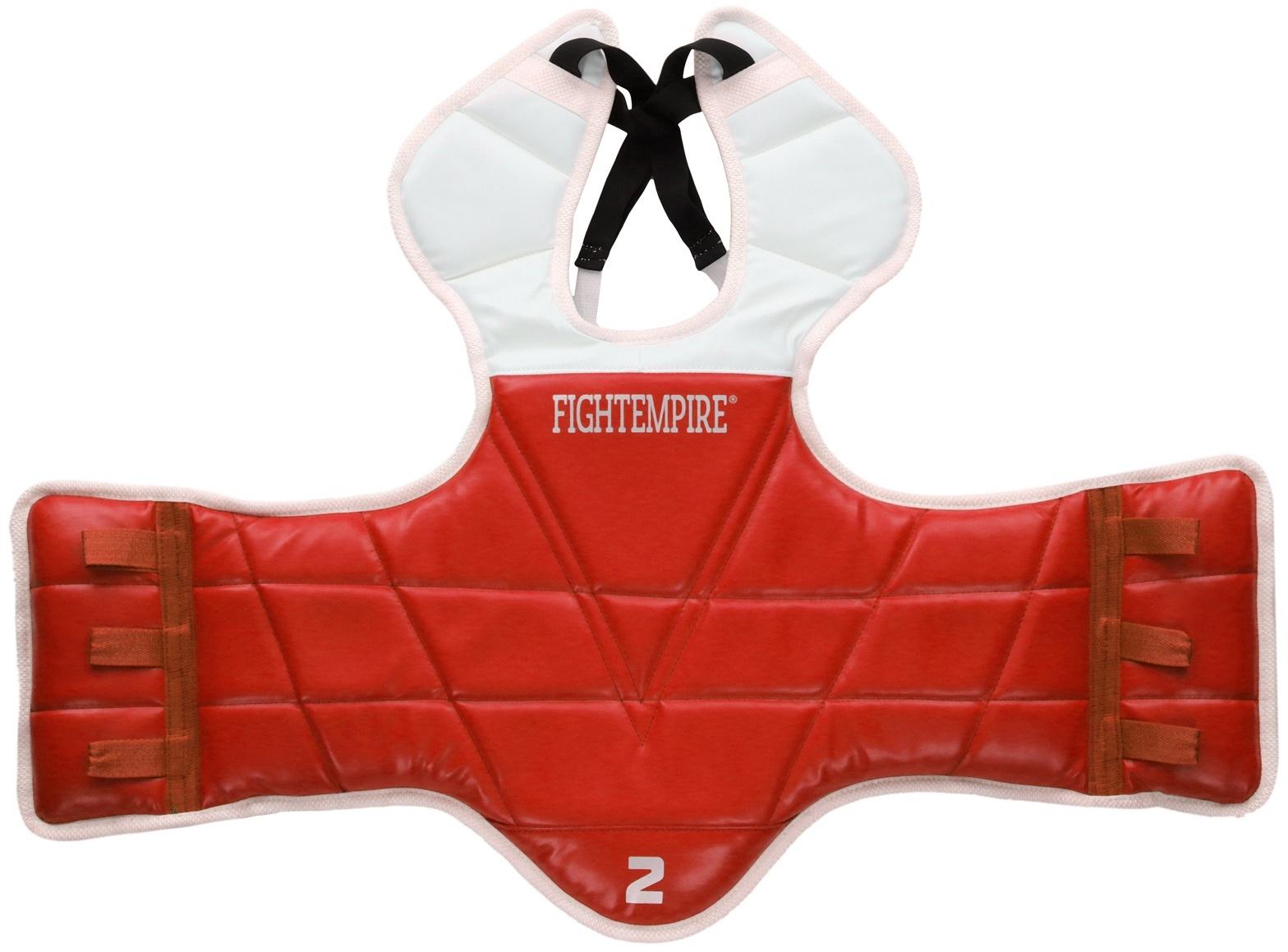 Защита корпуса (жилет) для Тхэквондо, двухсторонний, красный и синий, размер 2