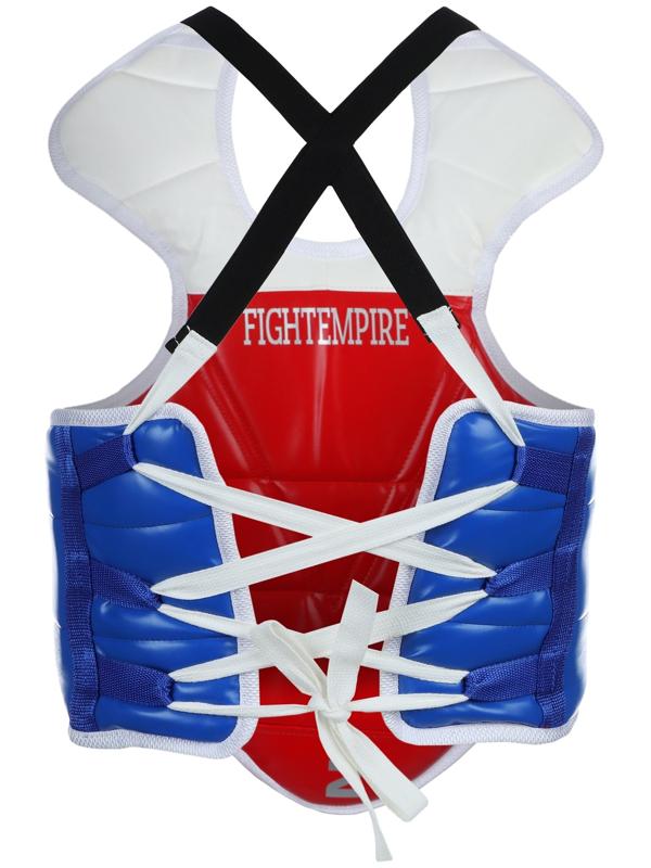 Защита корпуса (жилет) для Тхэквондо, двухсторонний, красный и синий, размер 2