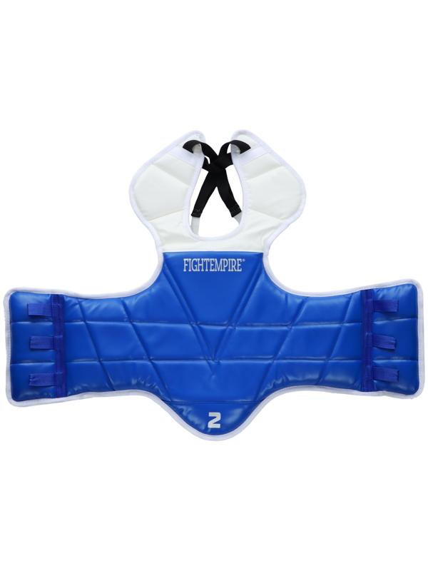 Защита корпуса (жилет) для Тхэквондо, двухсторонний, красный и синий, размер 2