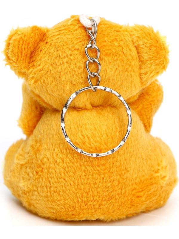 Брелок - мягкая игрушка «Мишка с сердцем», набор 3 шт, МИКС