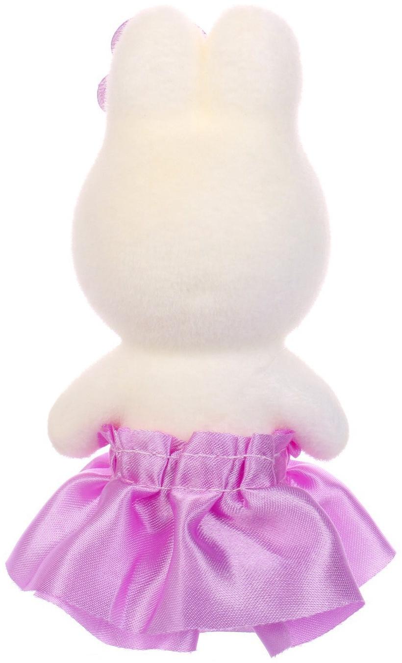 Игрушка из пенопласта «Зайка с цветком», 13 см, набор 3 шт., цвет МИКС