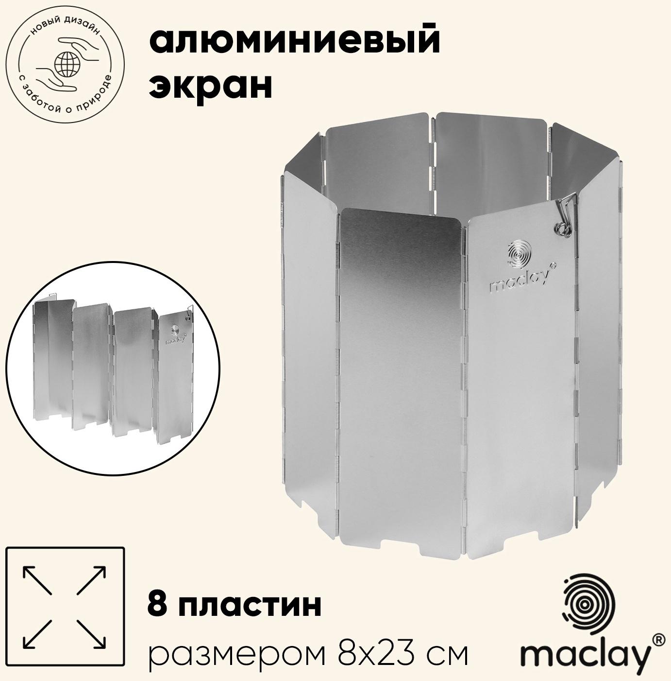 Экран maclay, ветрозащитный, 68×24 см