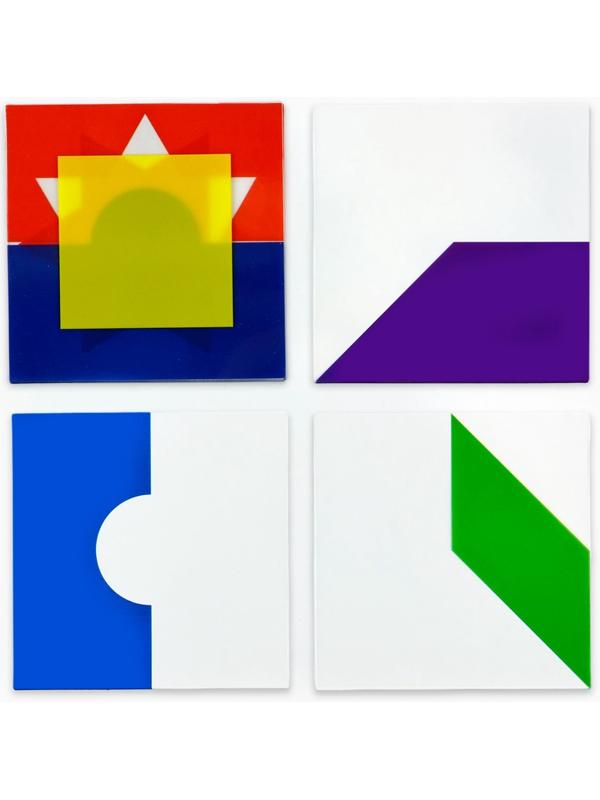 Настольная игра «Яркая головоломка», 100 заданий, 18 полей, 7+