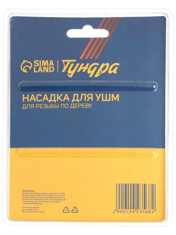 Насадка для УШМ ТУНДРА, для резьбы по дереву, мелкая зернистость, 20 мм, М14