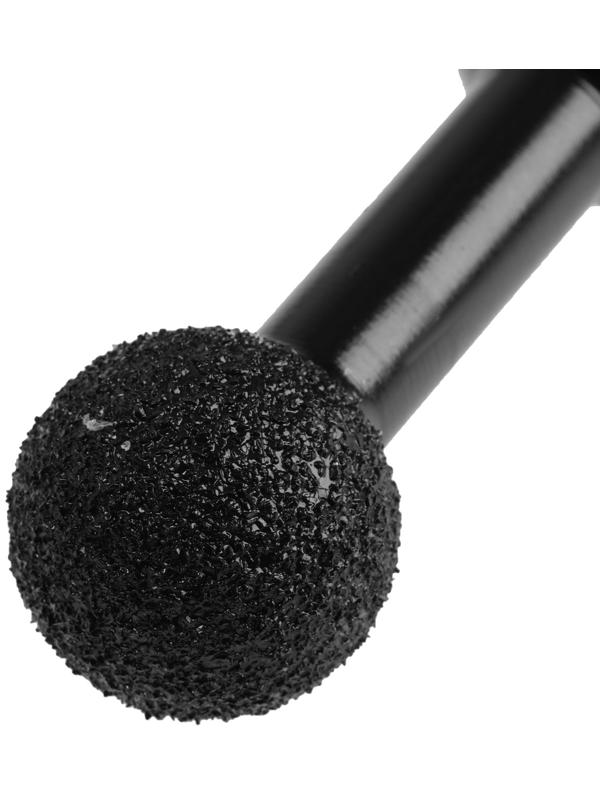 Насадка для УШМ ТУНДРА, для резьбы по дереву, мелкая зернистость, 30 мм, М14