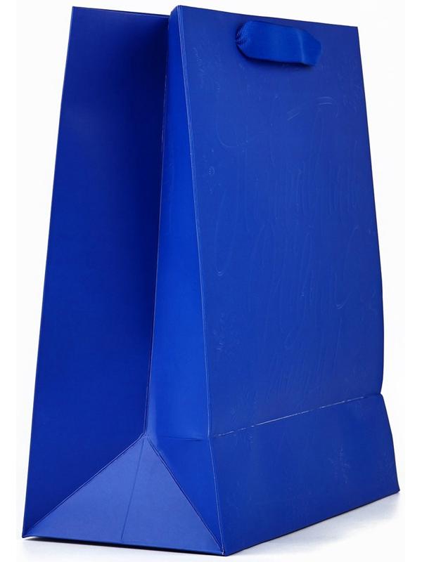 Пакет подарочный новогодний ламинированный «С Новым годом!», ML 23 х 27 х 11.5 см