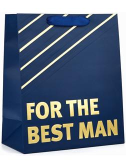 Пакет ламинированный вертикальный For the best man, ML 23 х 27 х 11.5 см
