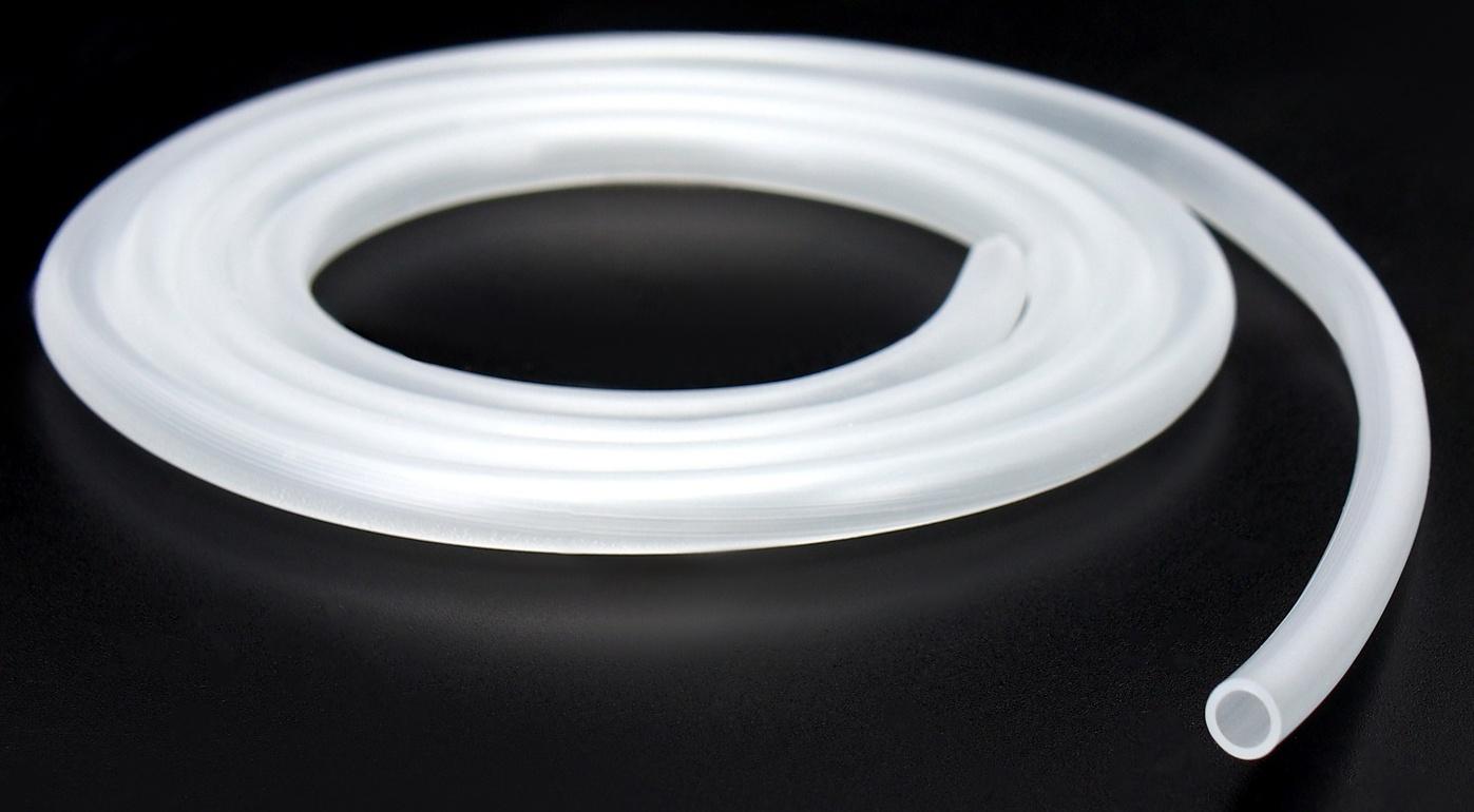 Трубка-шланг для компрессора силиконовая, Ø 4 мм, 1 м, матовая
