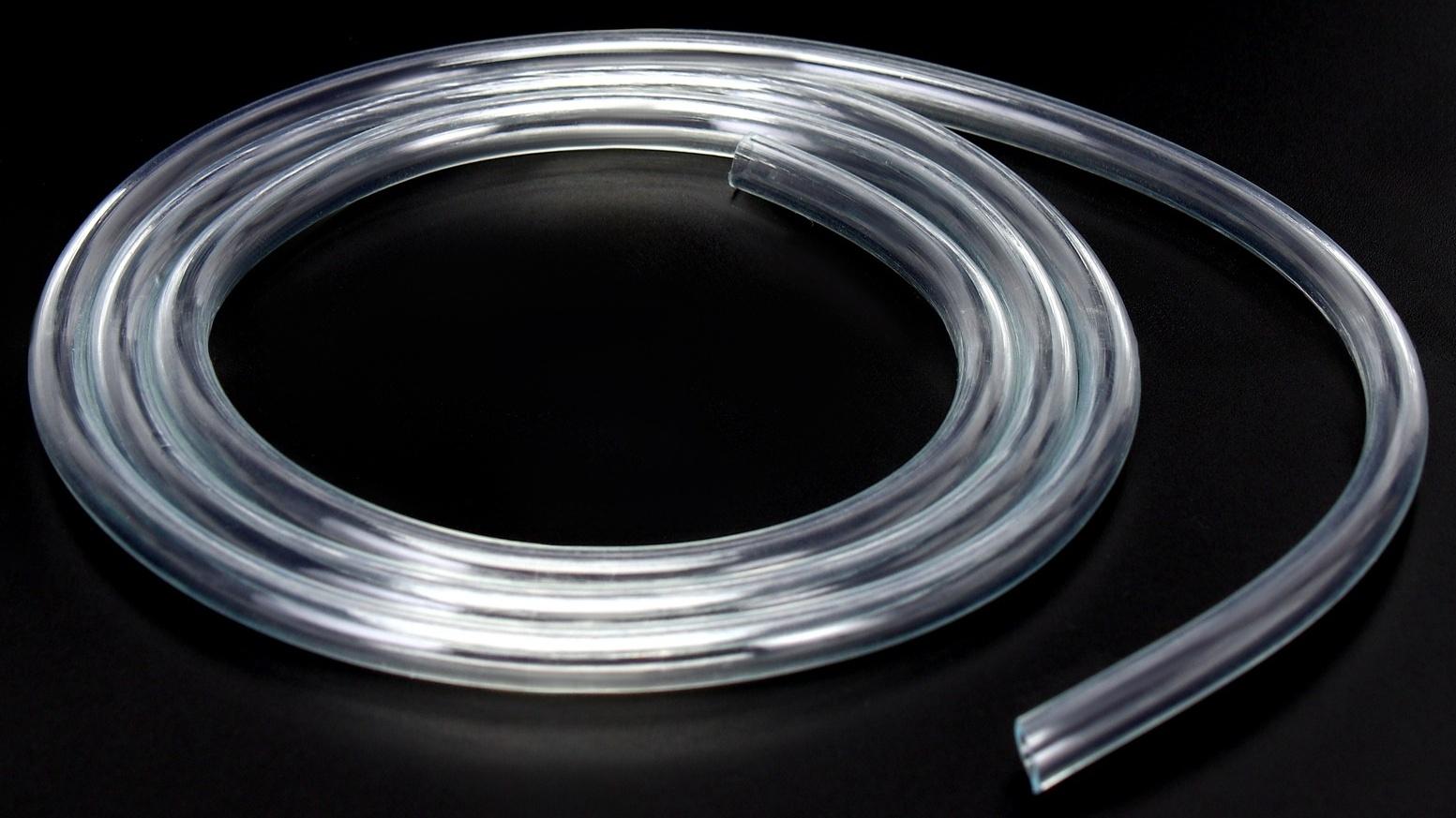 Трубка-шланг для компрессора силиконовая, Ø 4 мм, 1 м, прозрачная