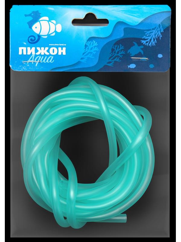 Трубка-шланг для компрессора силиконовая, Ø 4 мм, 2 м, зелёная